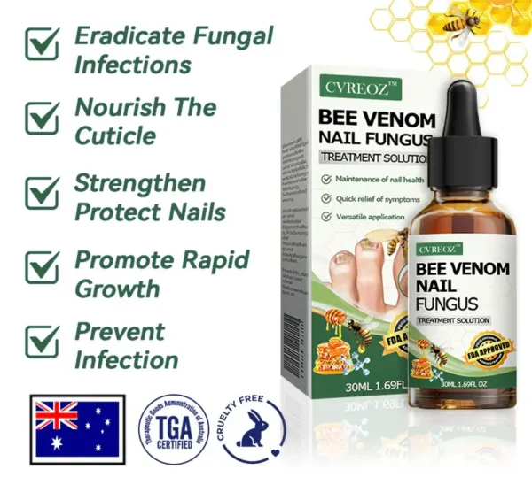 CVREOZ™ Bee Venom Nail Fungus Treatment Solution