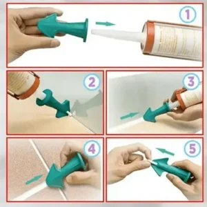 Silicone Caulking Nozzle Finisher Set