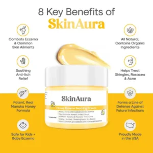 SkinAura Honey Eczema Soothing Cream